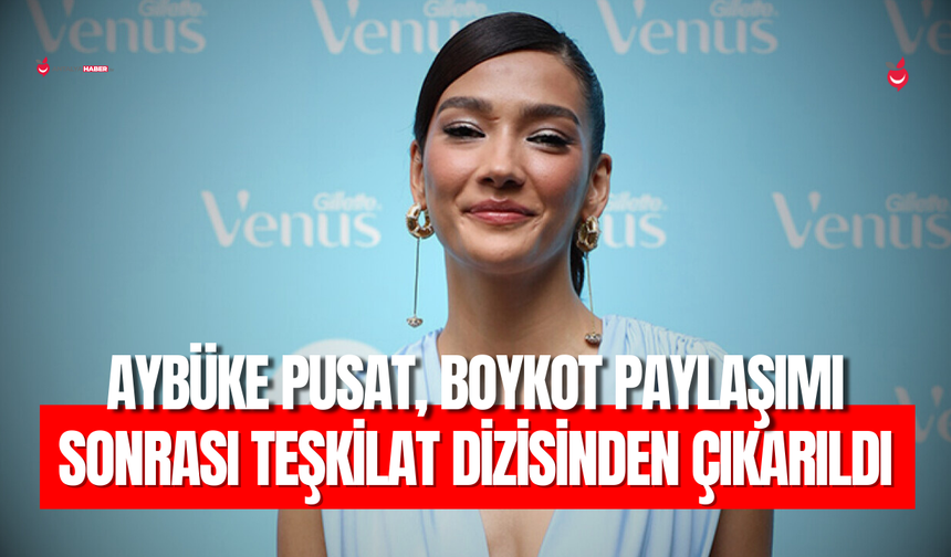 Aybüke Pusat Boykot Paylaşımı Sonrası Teşkilat Dizisinden Çıkarıldı