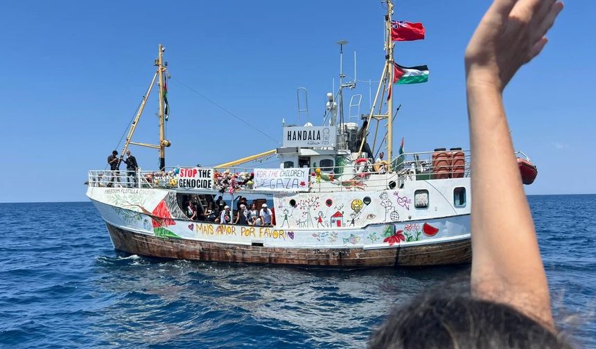 İsrail’in alıkoyduğu Handala gemisi Aşdod Limanı’nda