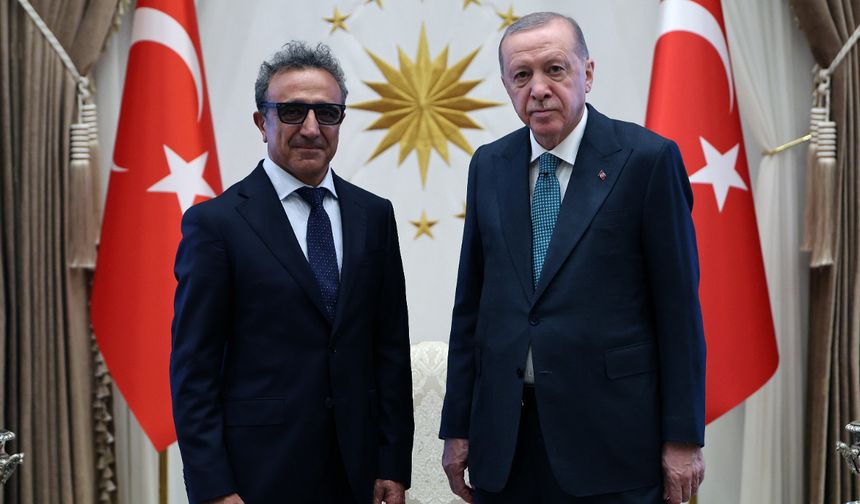 Erdoğan ve Chobani CEO’su Ulukaya Beştepe’de buluştu