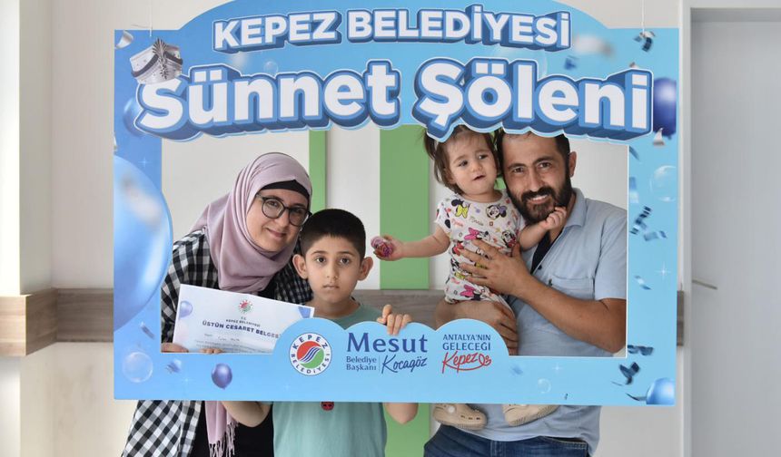 Kepez’de sünnet heyecanı 400 aileyle başladı