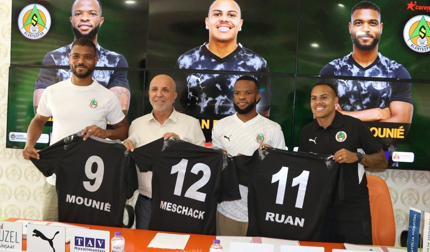 Alanyaspor kadrosunu 3 yeni transferle güçlendirdi