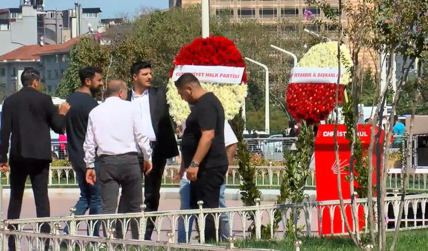CHP Genel Başkanı Özgür Özel Taksim’de törene katılıyor