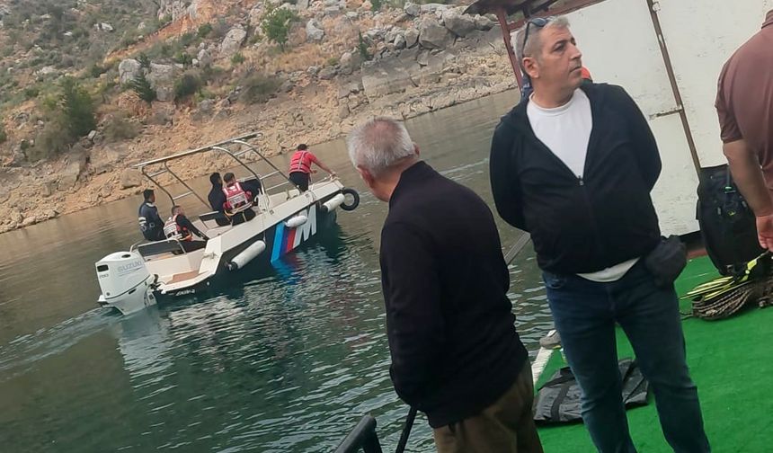 Oymapınar Barajı’nda İrlandalı turist kayboldu