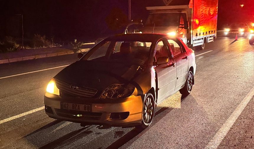 Gazipaşa’da yolun karşısına geçen yayaya otomobil çarptı