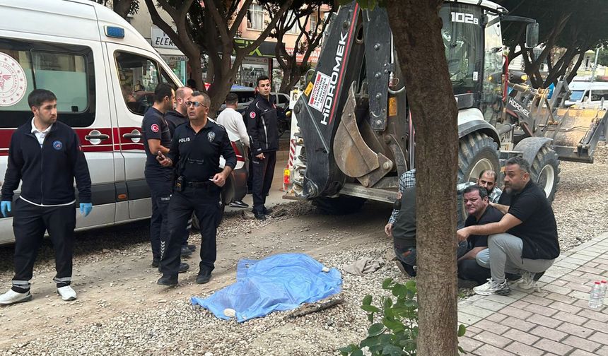 Antalya’da kepçe kazasında yaşlı adam hayatını kaybetti