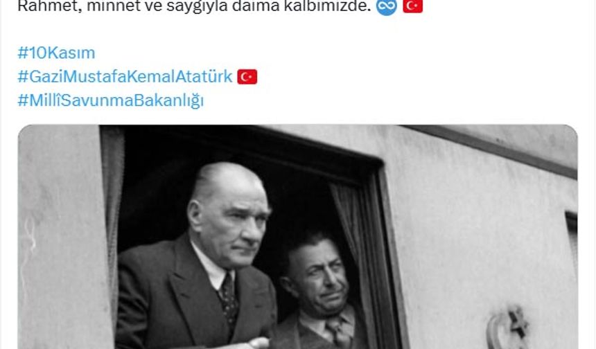 MSB’den duygulandıran 10 Kasım Atatürk videosu