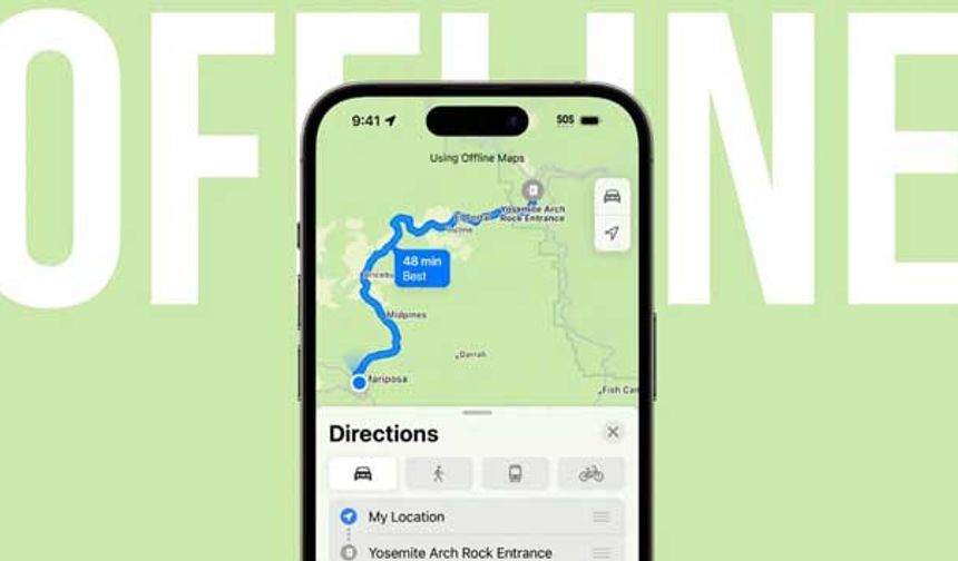 Apple Haritalar artık internetsiz çalışacak