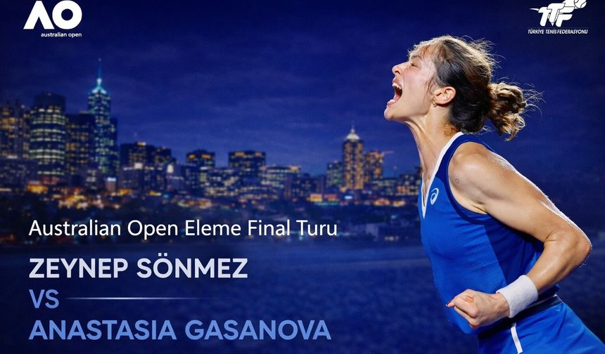 Zeynep Sönmez, Australian Open’da ana tabloda