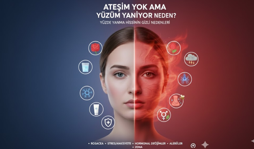Ateşim Yok Ama Yüzüm Yanıyor Neden? Uzmanlardan 7 Neden!