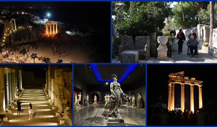 Antalya’daki müze ve ören yerlerini 3,25 milyon kişi gezdi