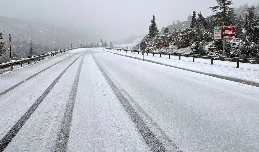 Alacabel’de kar ulaşımı olumsuz etkiledi