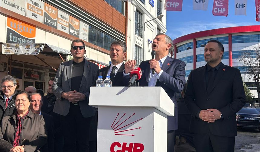 Özgür Özel: Depreme karşı hazırlıklı olmak hepimizin vazifesi