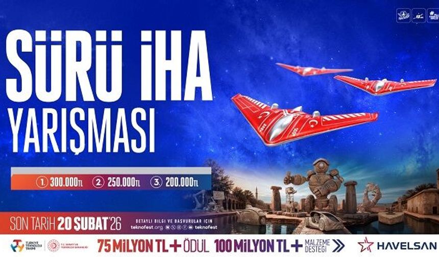 TEKNOFEST Sürü İHA Yarışması için başvurular başladı