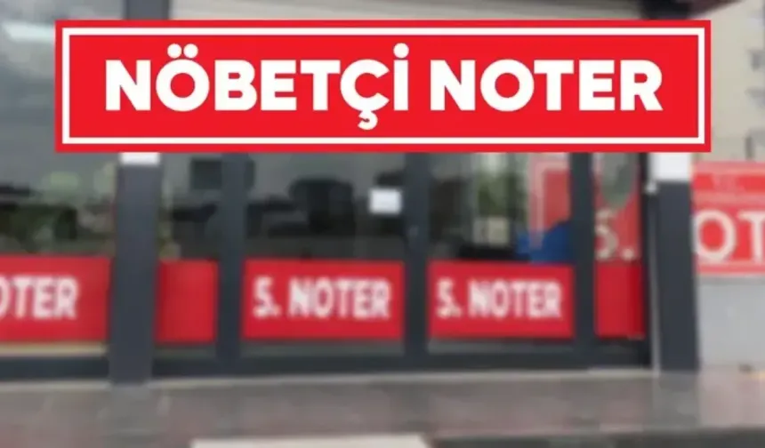 Antalya nöbetçi noter listesi ve Pazar günü açık olan noterler