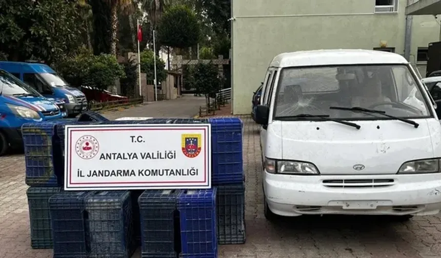 Kumluca’da sahte plakayla hırsızlık yapan 2 kişi yakalandı