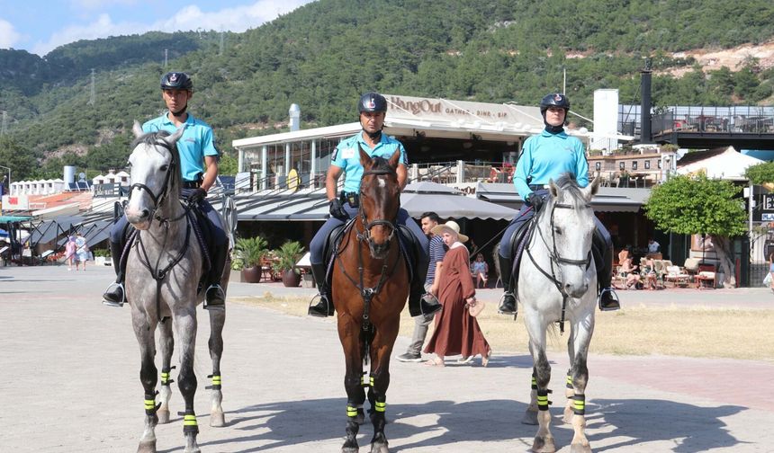 Ölüdeniz’de atlı jandarma timi göreve başladı