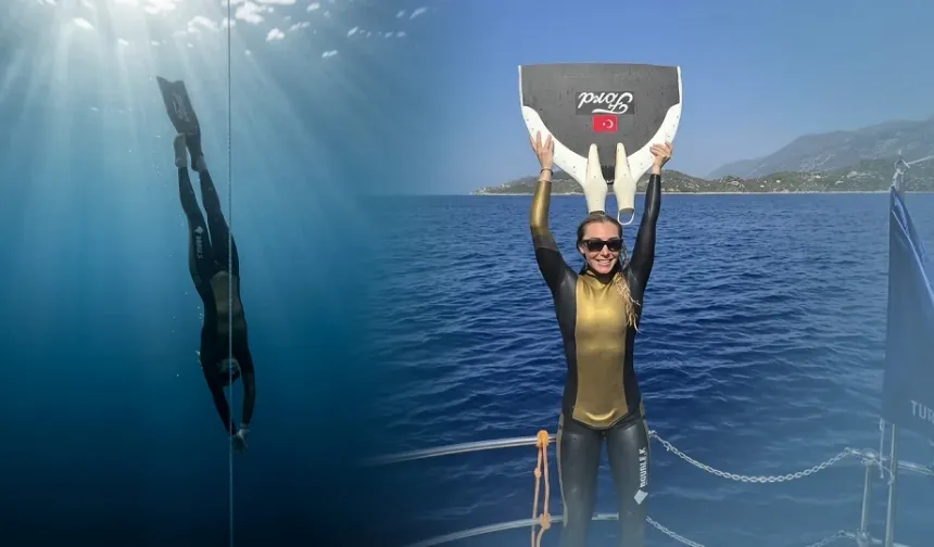 Şahika Ercümen Kaş’ta Türkiye şampiyonu oldu