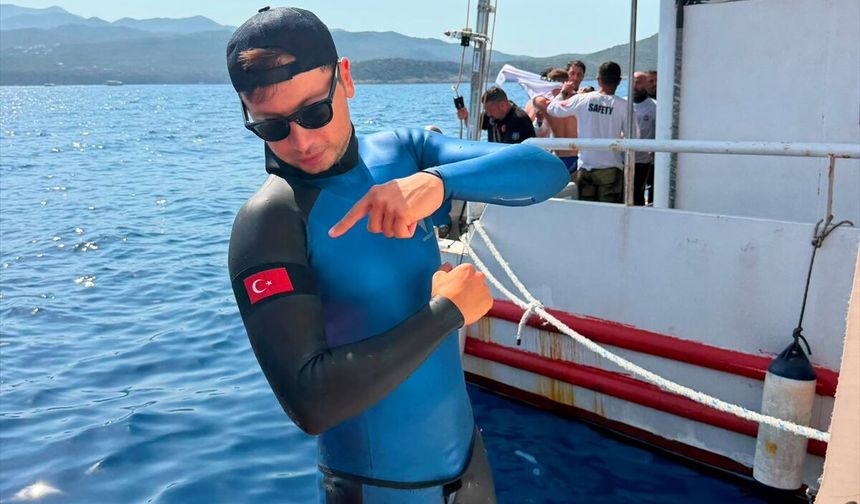 Görkem Gedik, serbest dalışta Türkiye şampiyonu