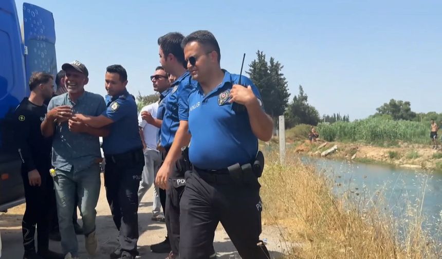 Oğulları kanalda boğulan çiftin feryadı yürek burktu