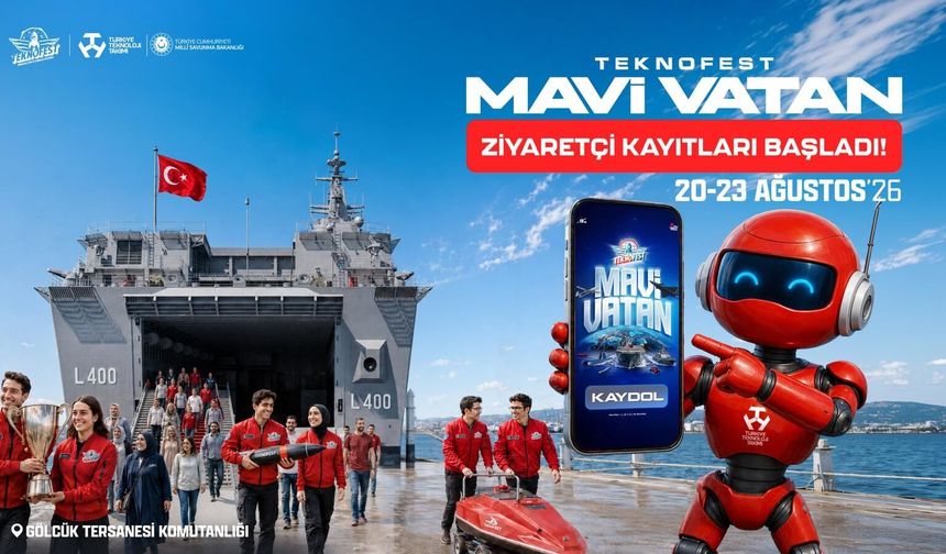 TEKNOFEST Mavi Vatan 2026 için ziyaretçi kayıtları başladı