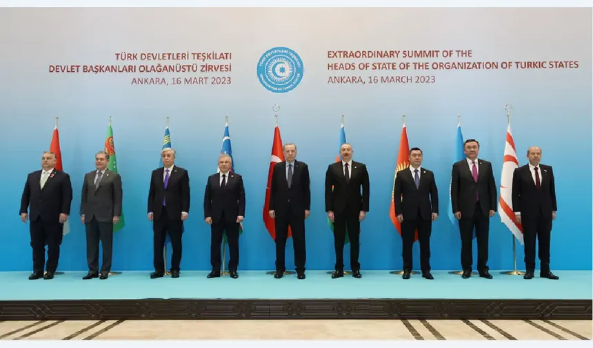 TDT 13’üncü Zirvesi öncesi liderler aile fotoğrafında buluştu
